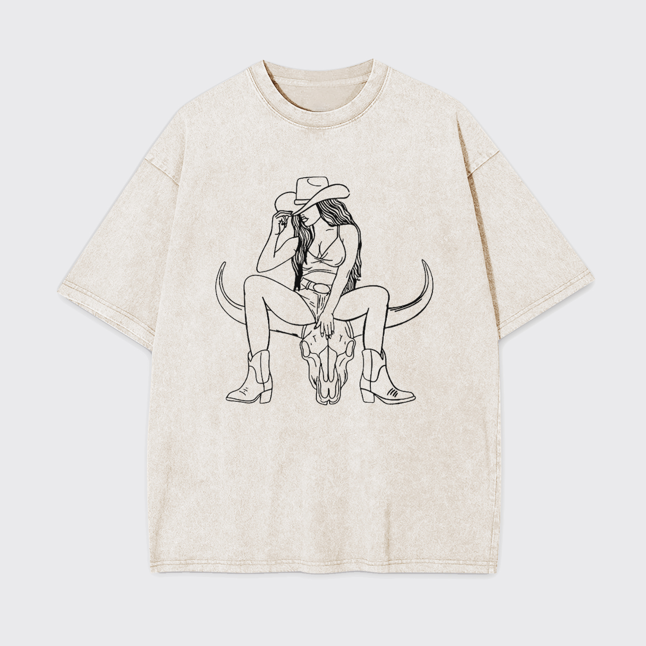 Western Rad Cowgirl Garment-dye Tees