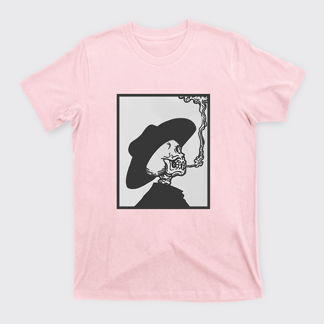 Smoking Cowboy Skeleton T-Shirts