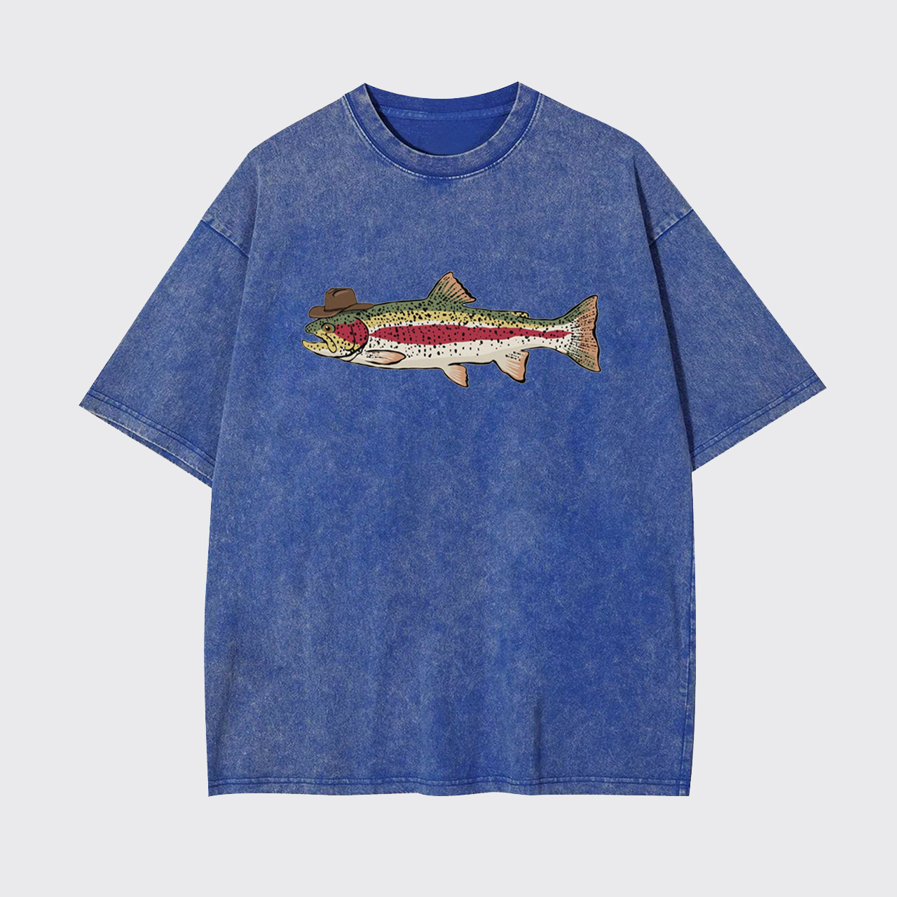 Cowboy Trout Western Fishing Garment-dye Tees