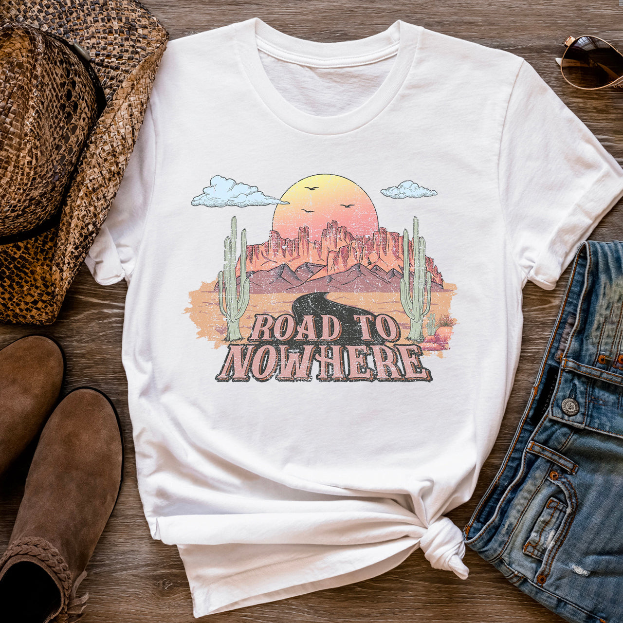Desert Drifter Road To Nowhere T-Shirts
