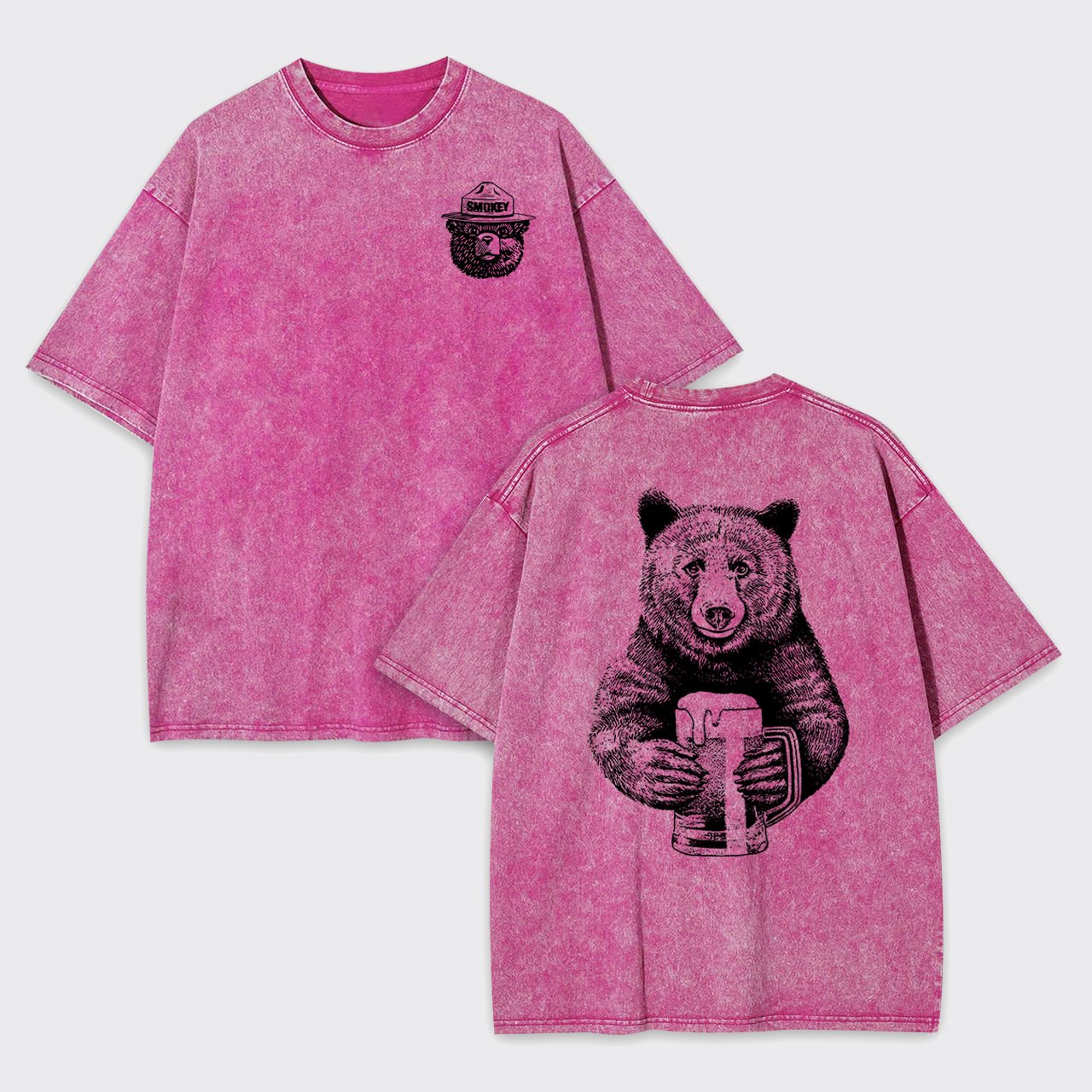 Smokey The Bear Garment-dye Tees