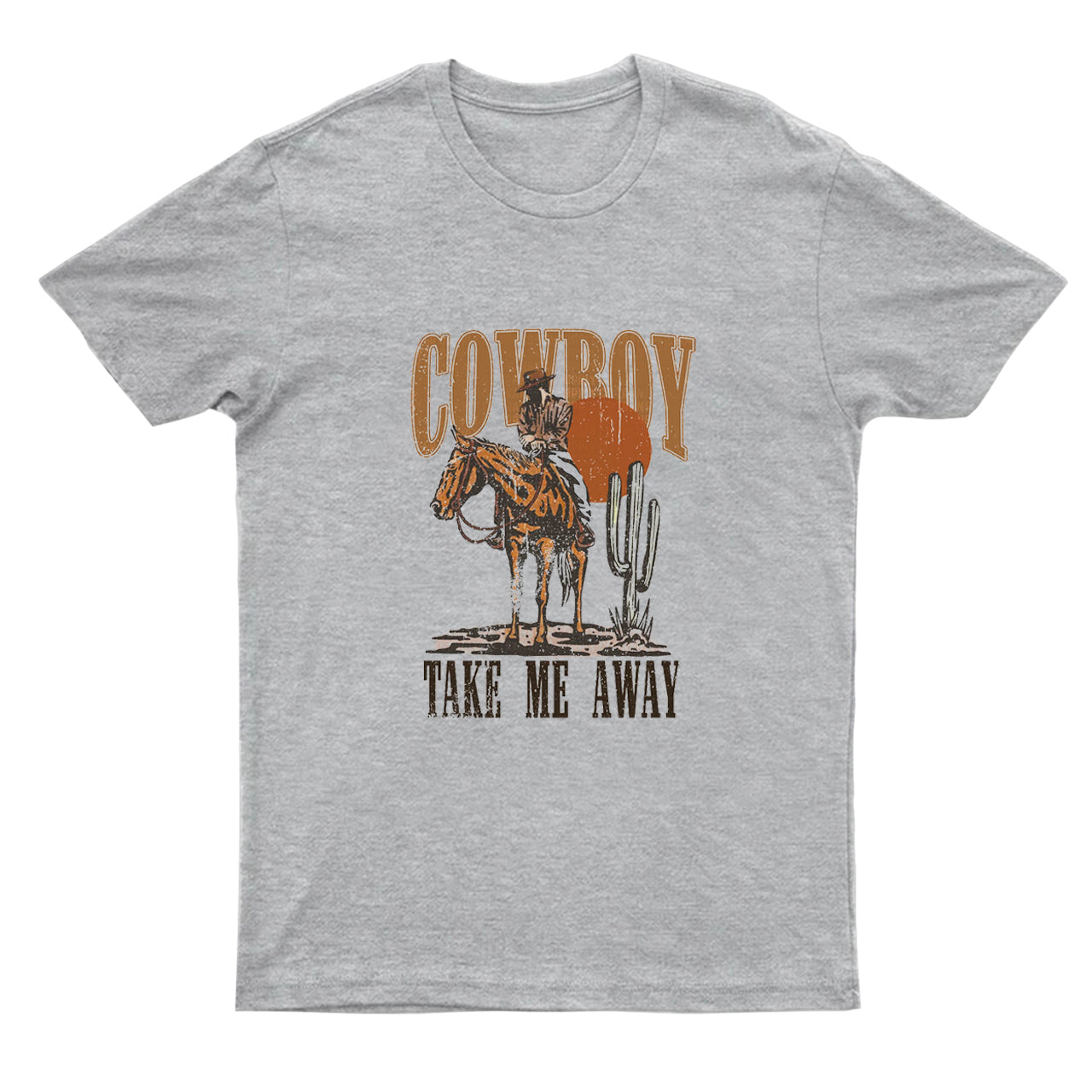 Cowboy Take Me Away Sunset T-Shirts