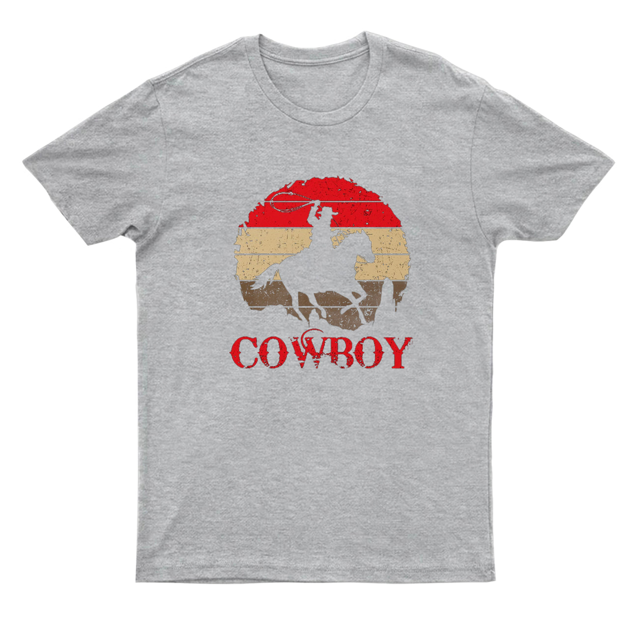 Bravely Riding the Desert Cowboy T-Shirts