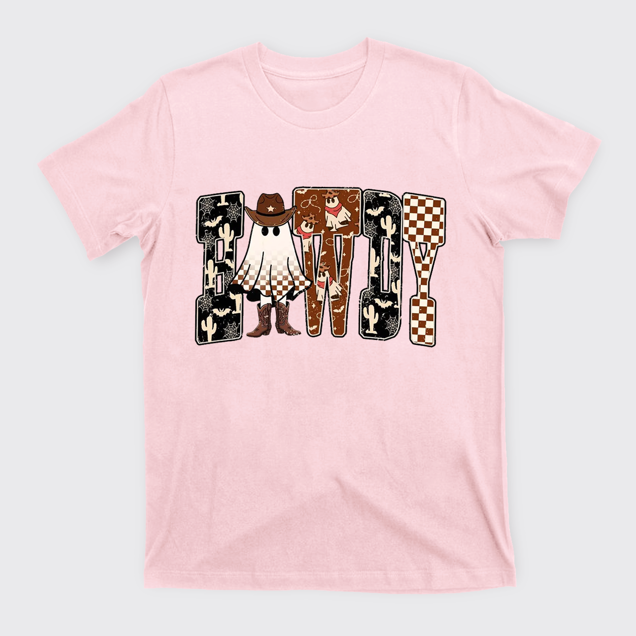Howdy Western Halloween Ghost T-Shirts