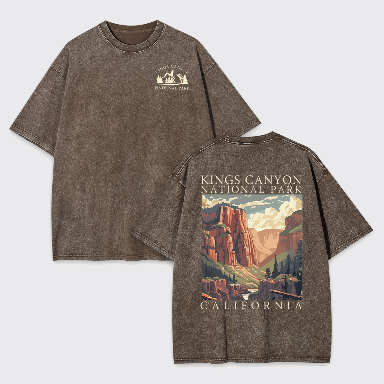 National Park Travel Garment-dye Tees