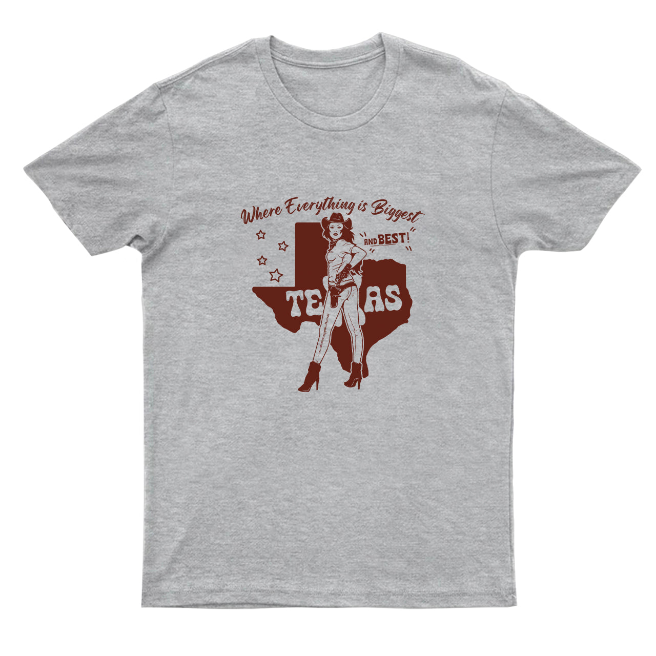 Texas Cowgirl Where Everything Is Biggest  T-Shirts