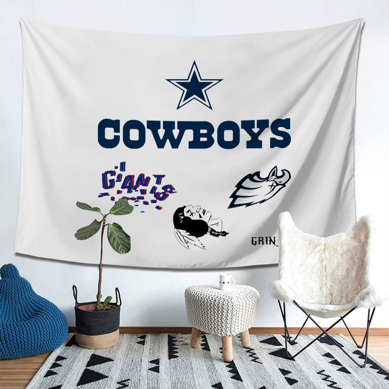 Cowboys Run the NFL East Cowboybay Tapestry