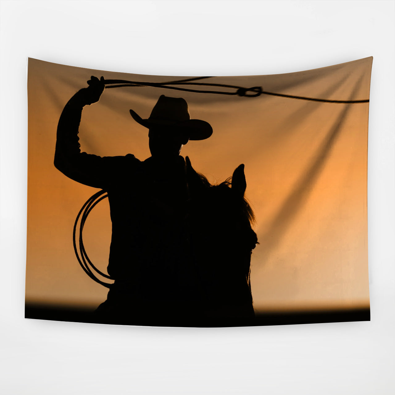 Urban Cowboy Reunion Tapestry