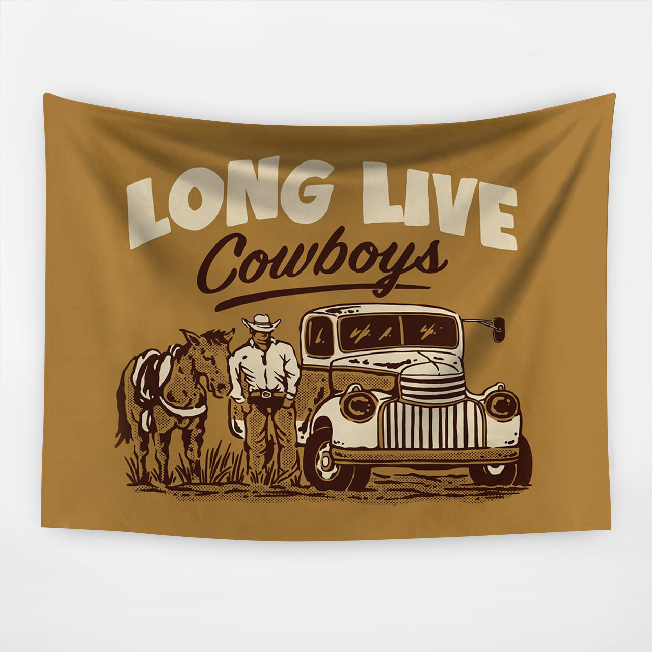 Long Live Cowboy Tapestry