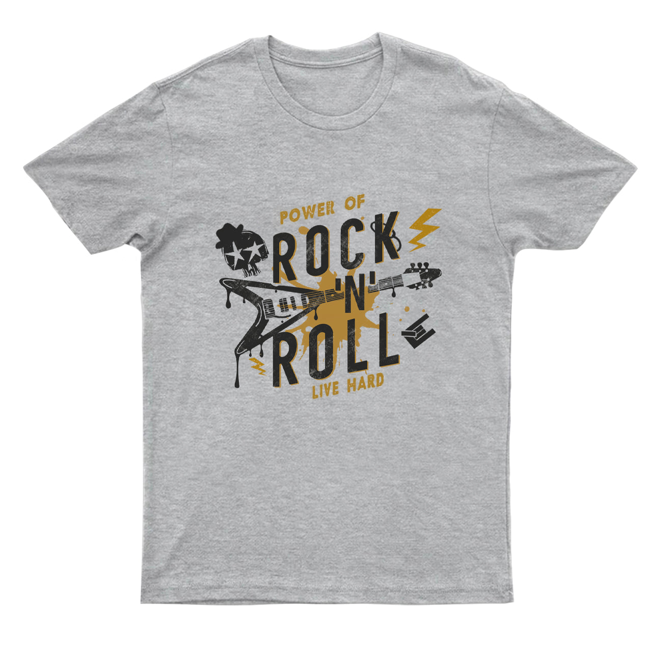 Power Of Rock 'N' Roll Live Hard T-Shirts