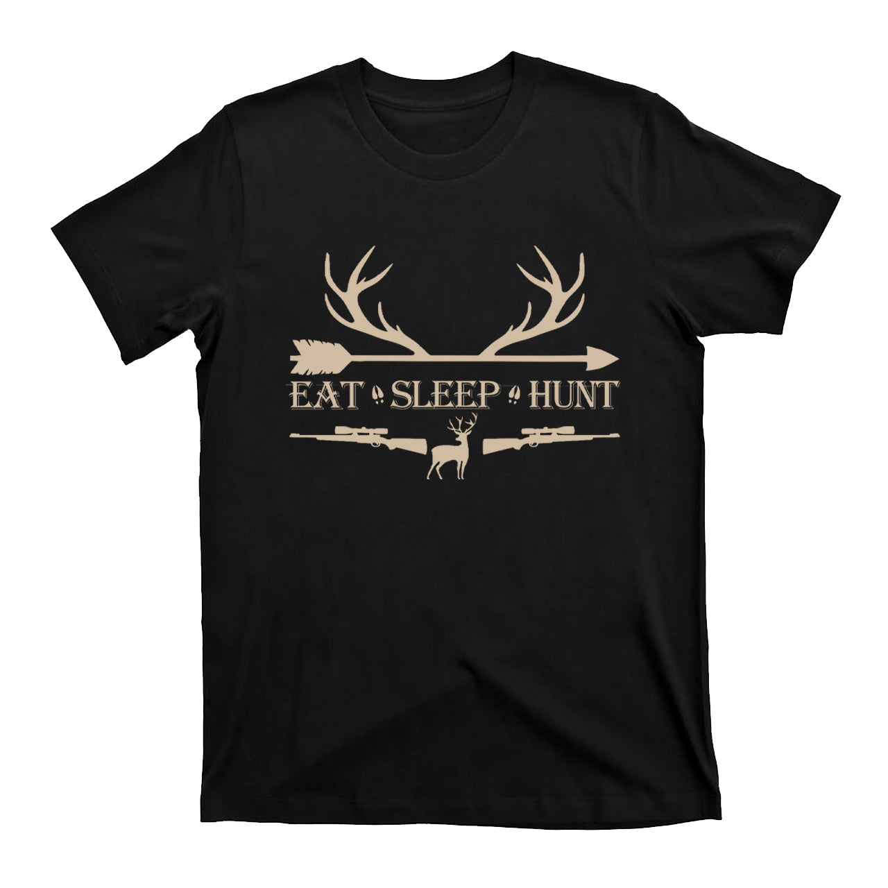 Hunting Wild Life Eat Sleep T-shirt