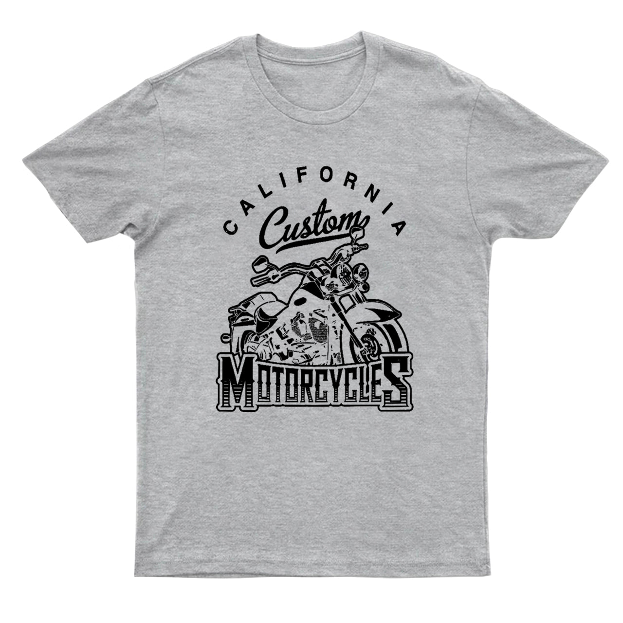 Custom Motorcycle Printed T-shirt