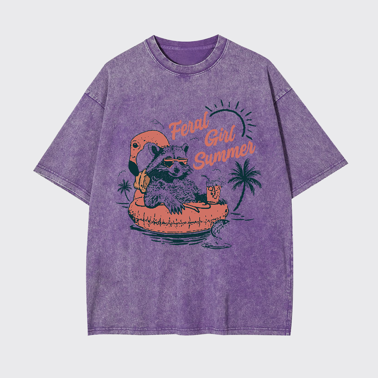 Feral Girl Summer Garment-dye Tees