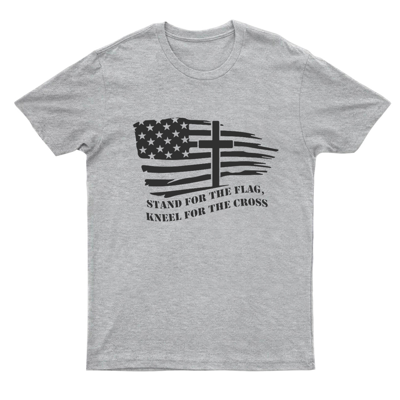American Flag With Cross T-shirt