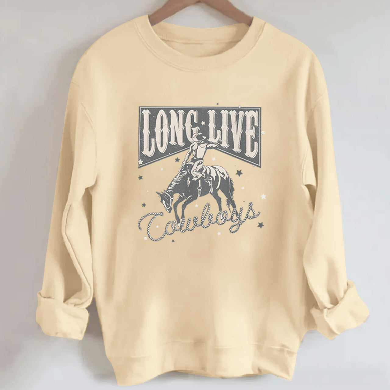 Long Live Cowboy Western Sweatshirt