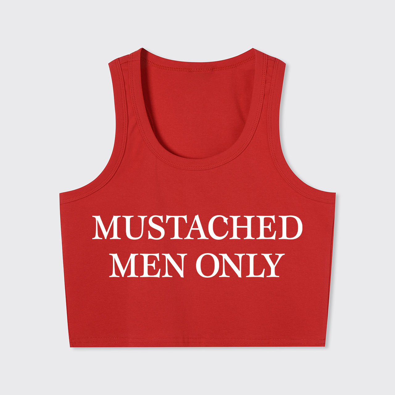 Mustached Men Only Tank Top