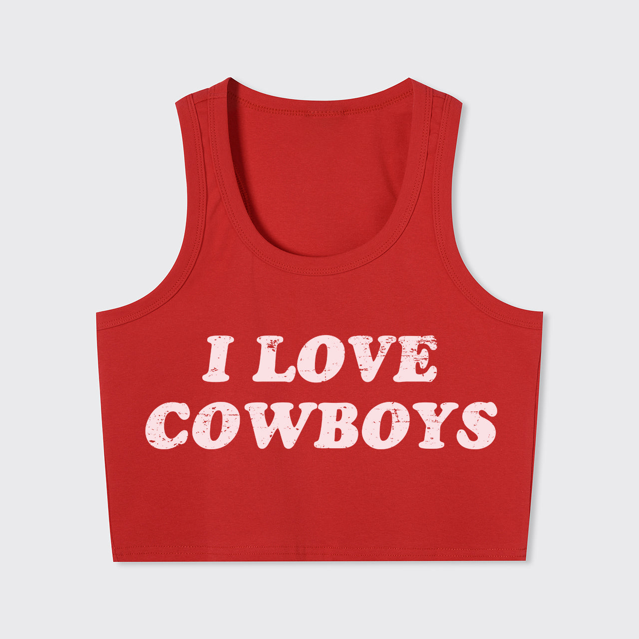 I Love Cowboys Tank Top