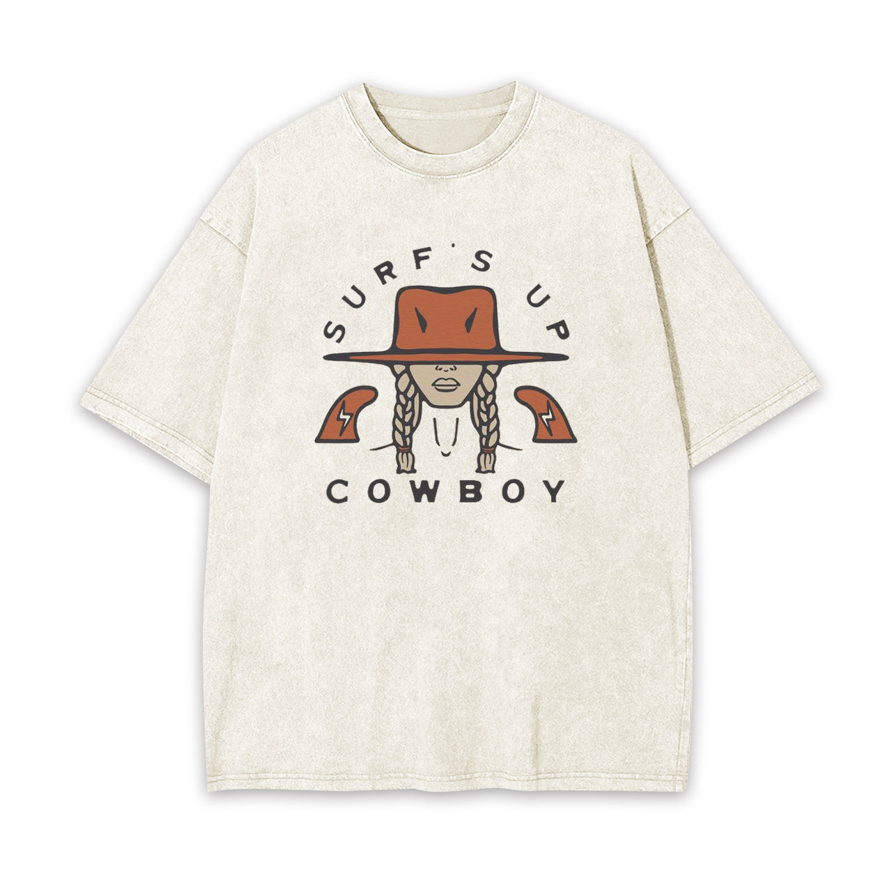 Surf's Up Cowboy Garment-dye Tees