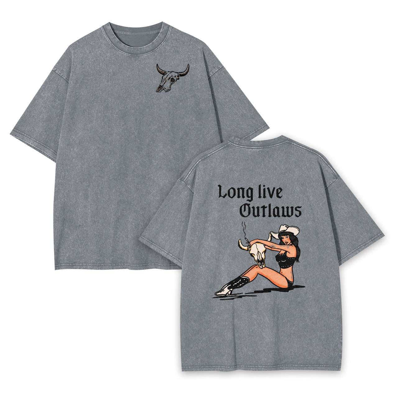 Long live Outlaws Garment-dye Tees