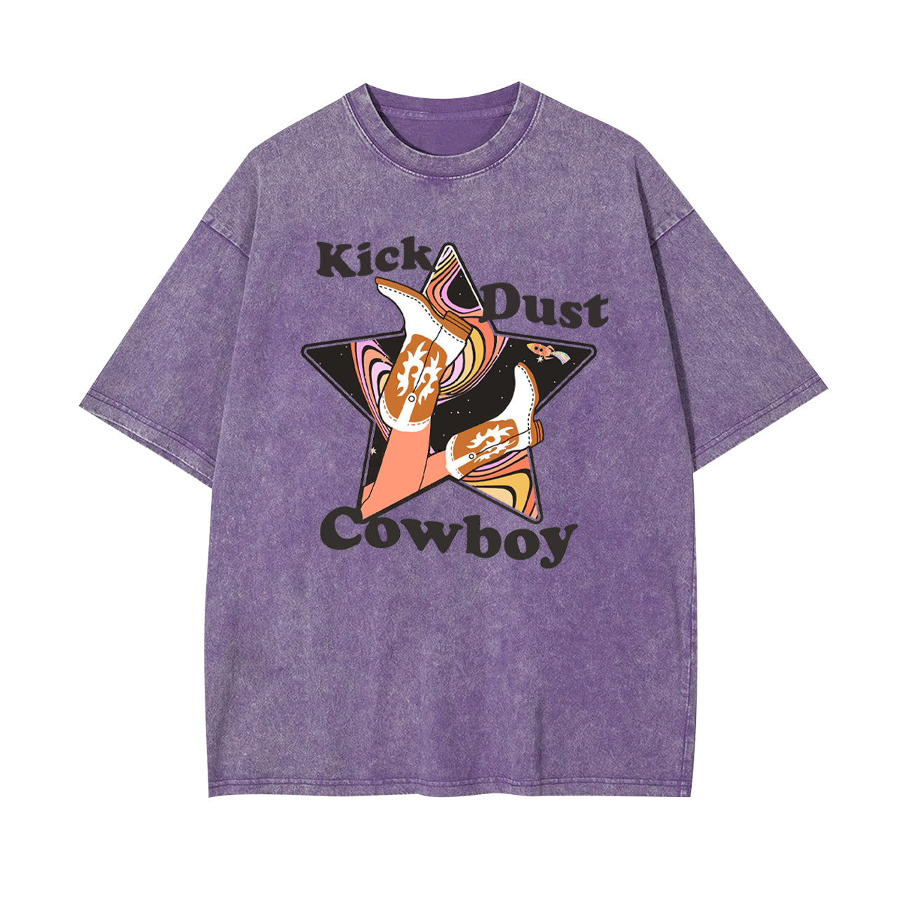 Space Kick Dust Cowboy Garment-dye Tees