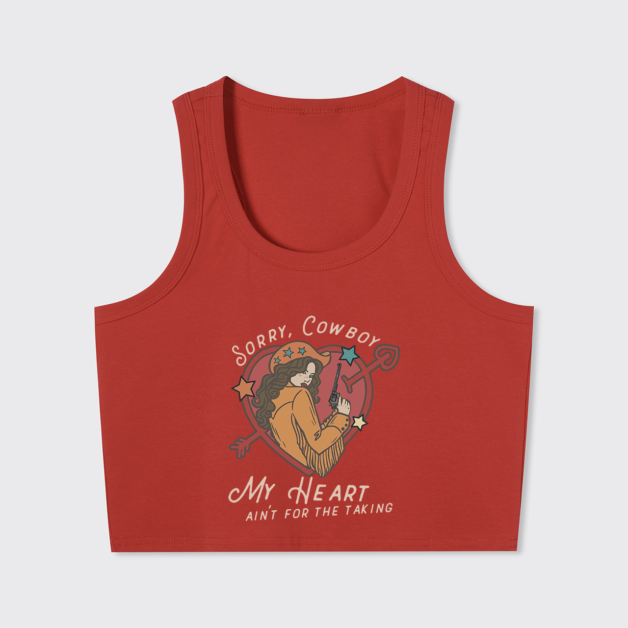 Sorry Cowboy My Heart Ain't For The Taking Tank Top