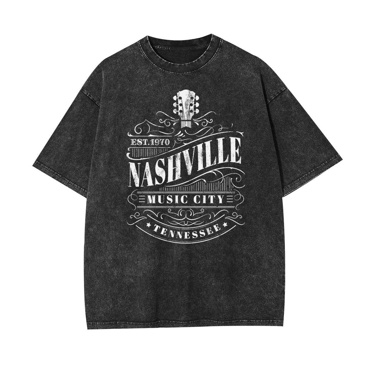 Nashville Music City EST.1970 Garment-dye Tees