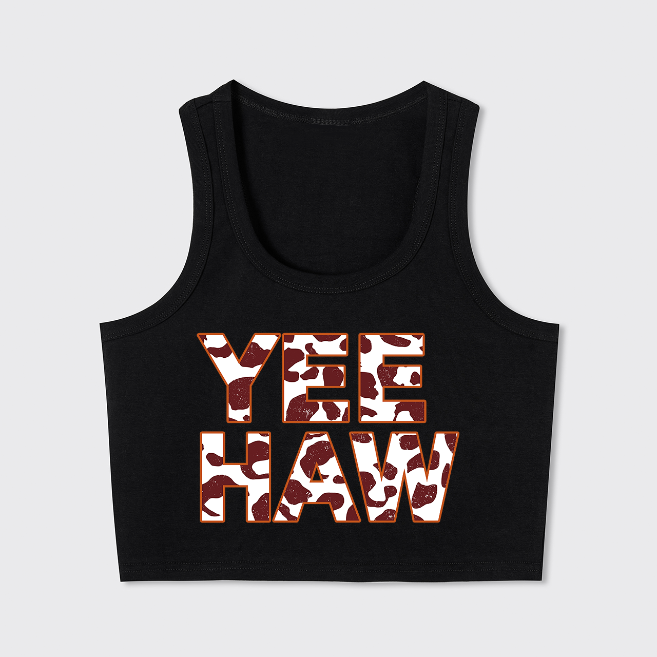 Cow Design Yee Haw Tank Top
