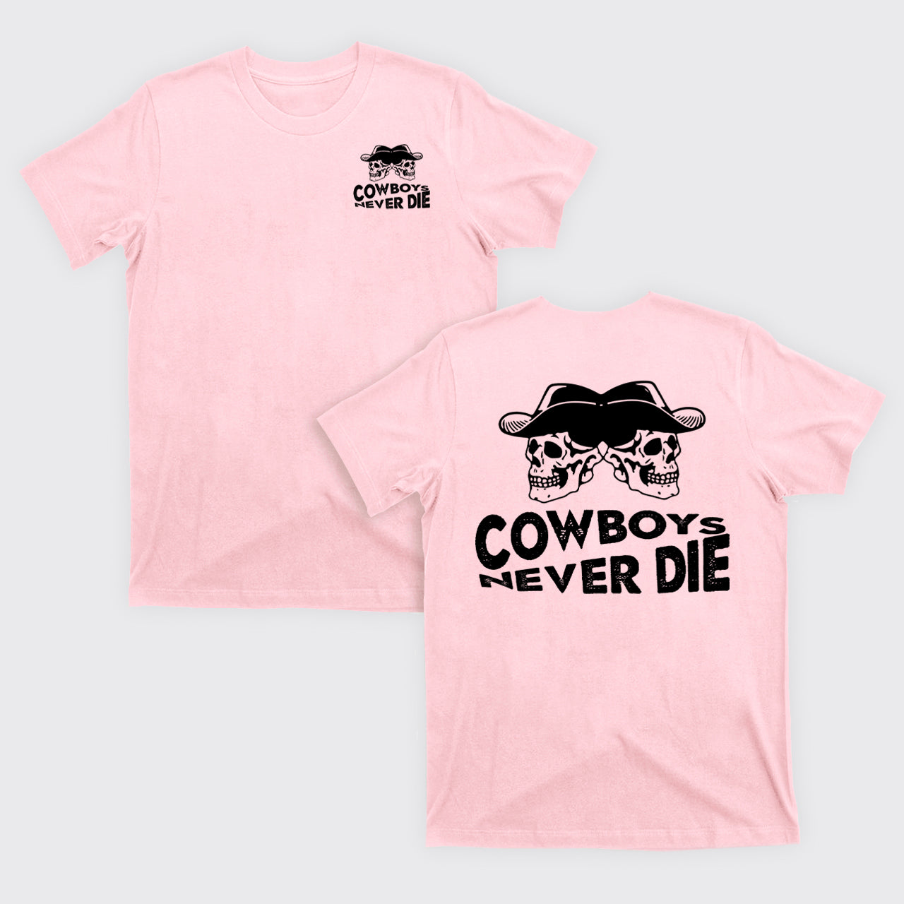 Cowboys Never Die Skeleton T-Shirts