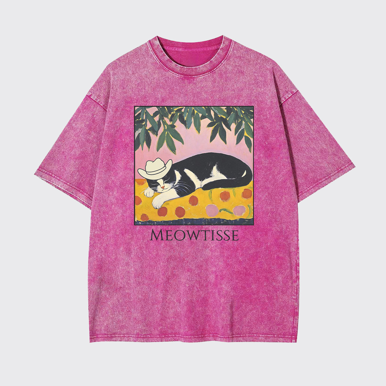 Meowtisse Cat Garment-dye Tees