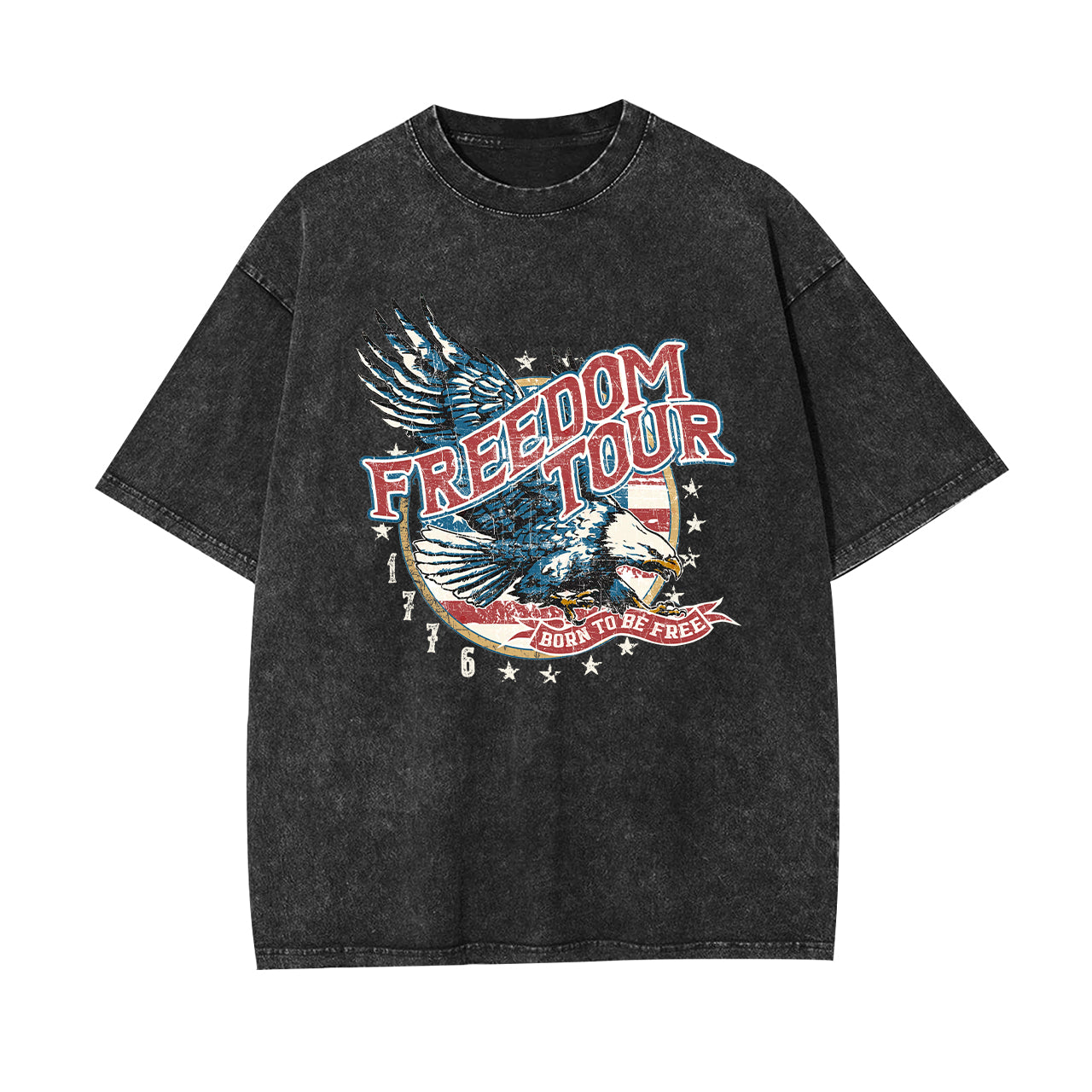 Born to Be Free 1776 Garment-dye Tees