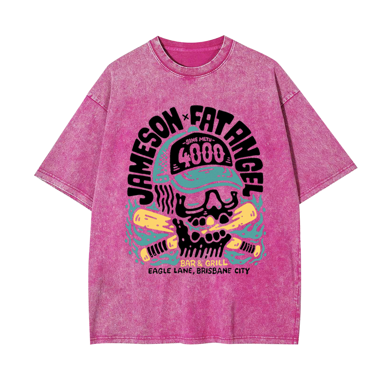 Jameson And Fat Angel Garment-dye Tees