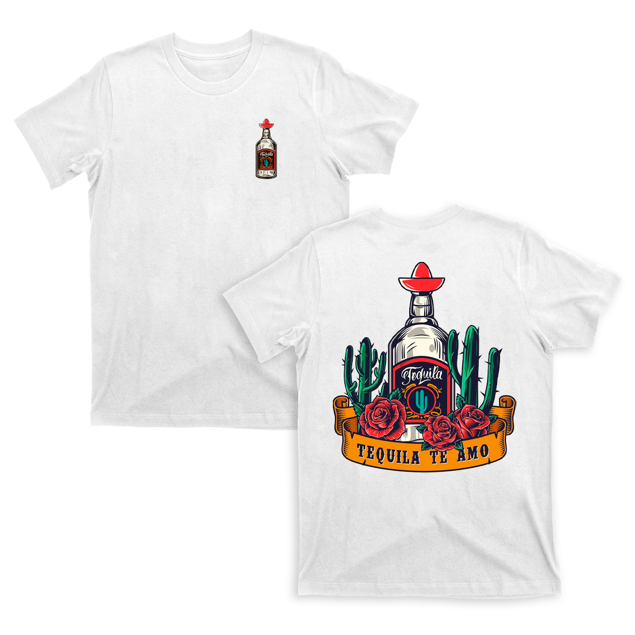 The Retro Concept Of Tequila T-Shirts