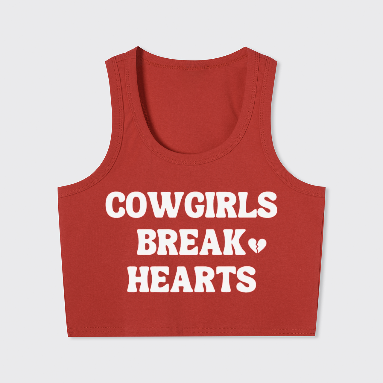 Cowgirls Break Hearts Tank Top