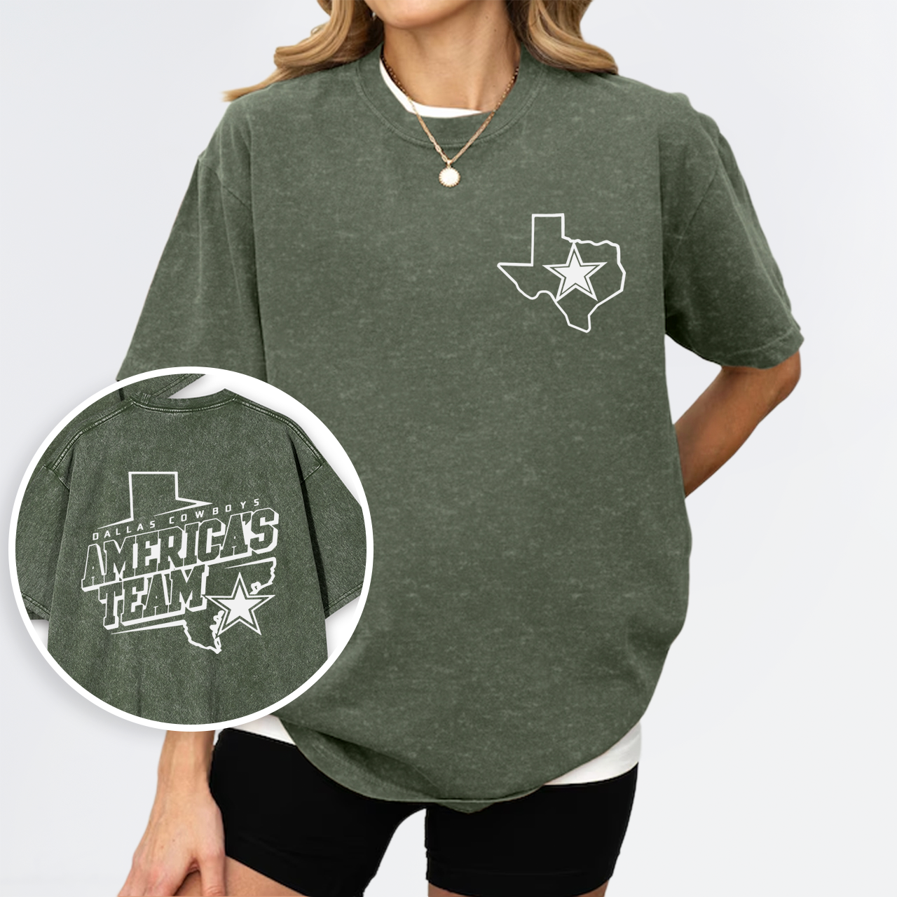 Texas Dallas Cowboys America��s Team Garment-dye Tees