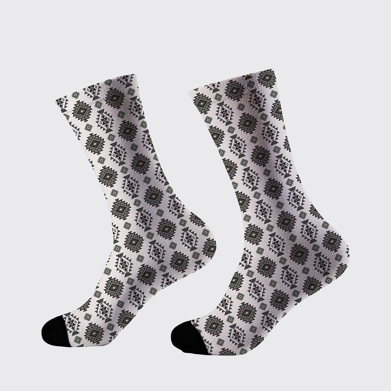 The Aztec Printed Cotton Socks