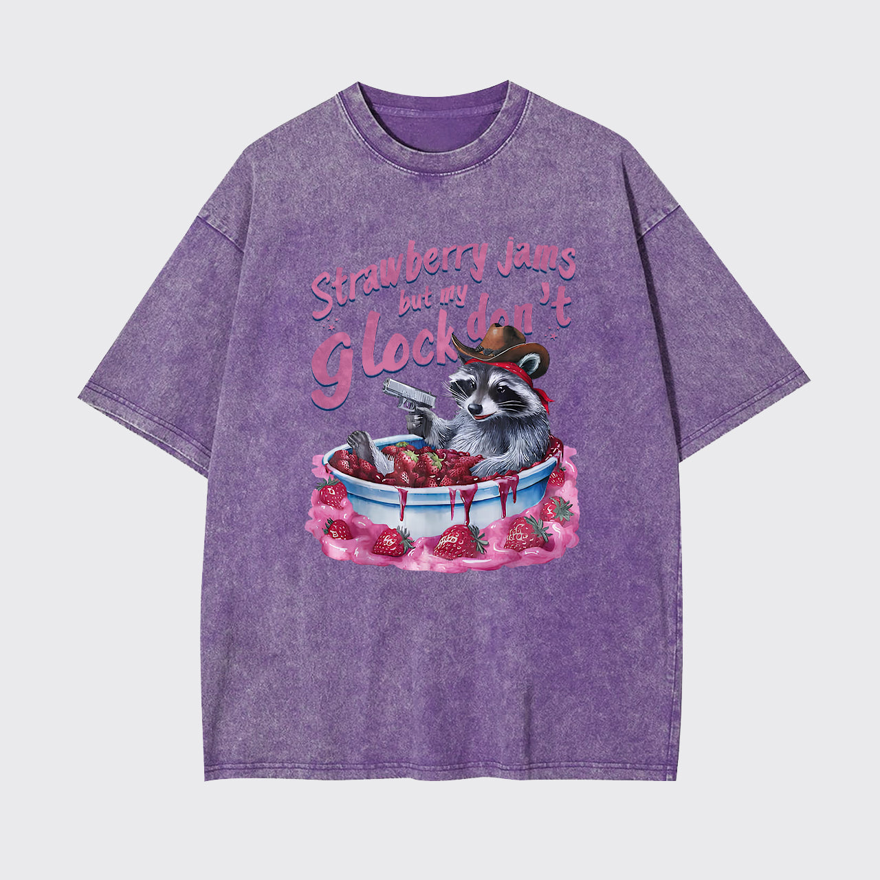 Let's Soak In The Strawberry Bath Garment-dye Tees
