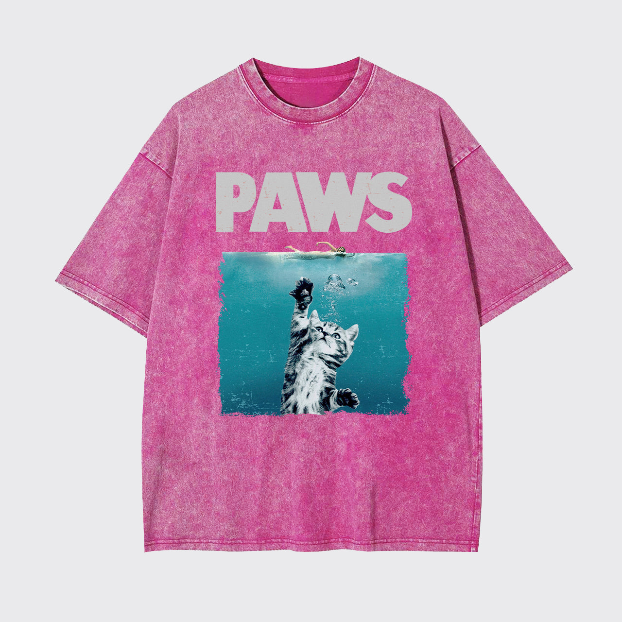 Paws Kitten Jaws Garment-dye Tees
