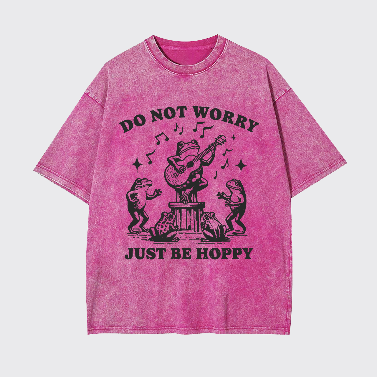 Do Not Worry Just Be Hoppy Garment-dye Tees