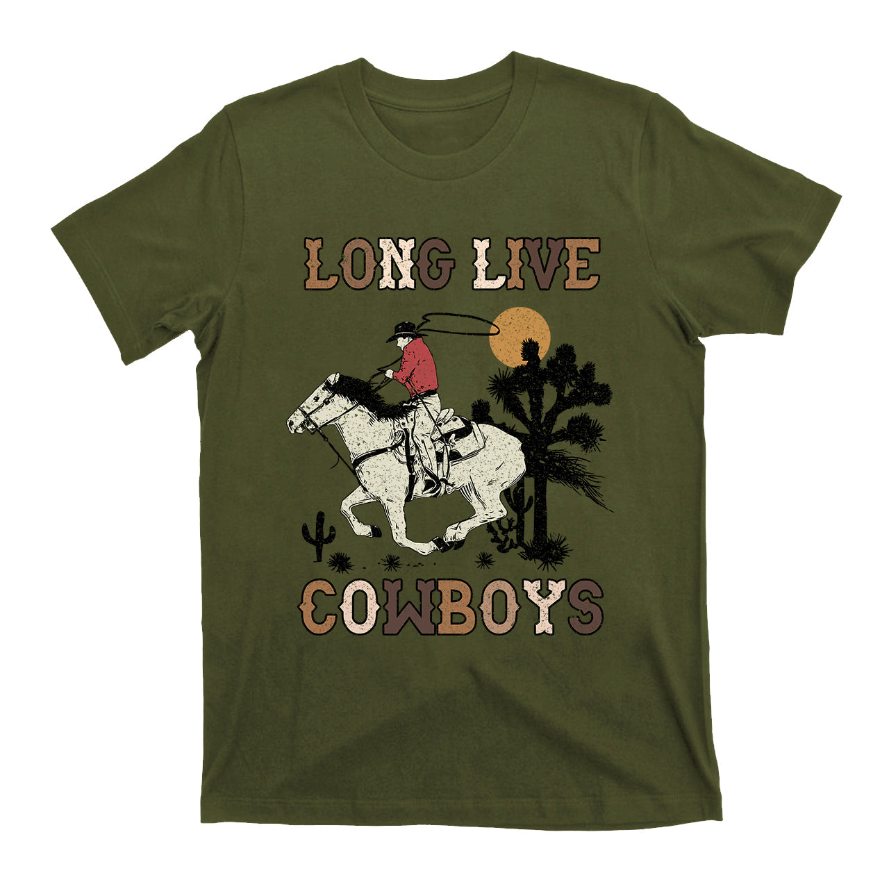 Long Live Cowboy Vintage Country T-Shirt