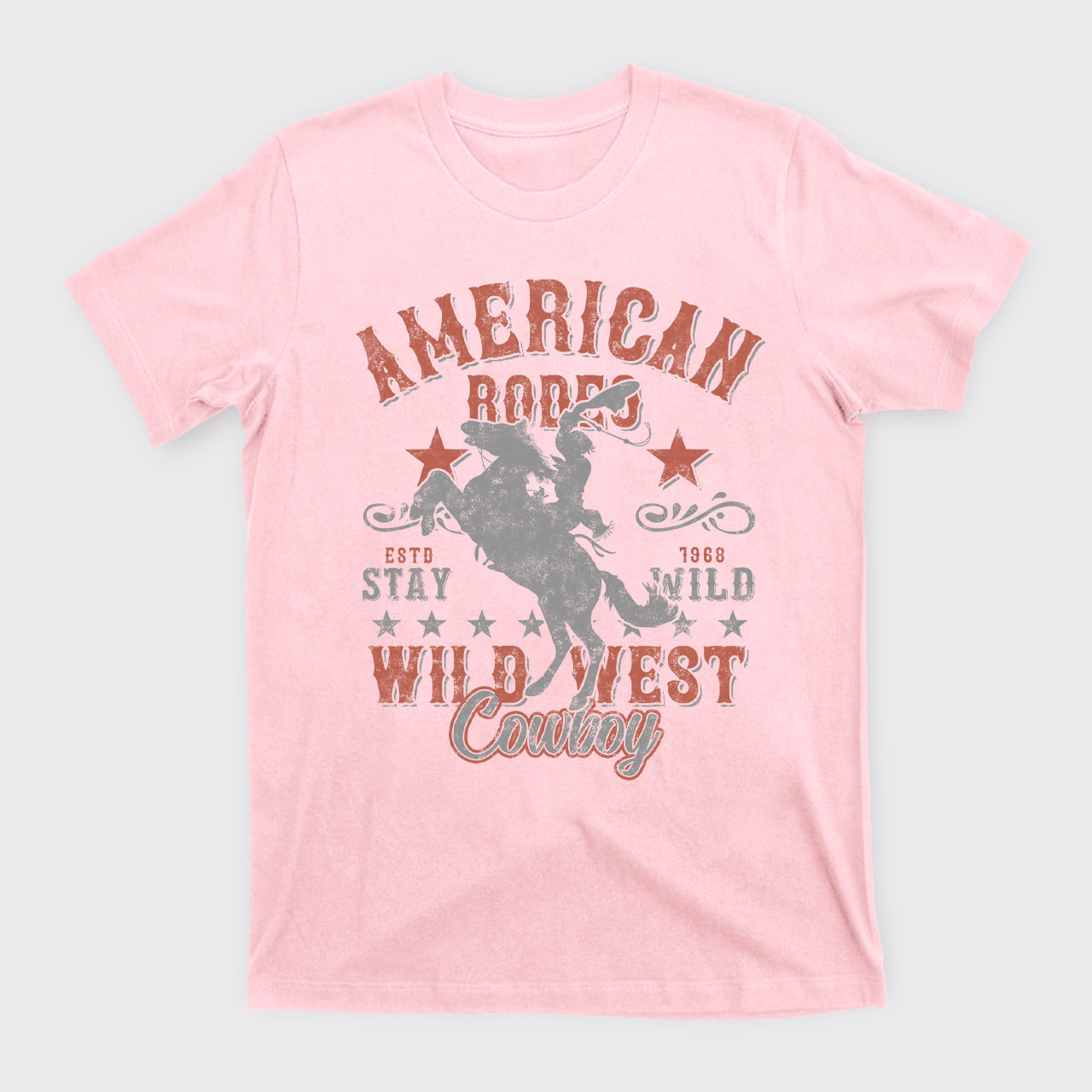 American Rodeo Wild West Cowboy T-Shirts