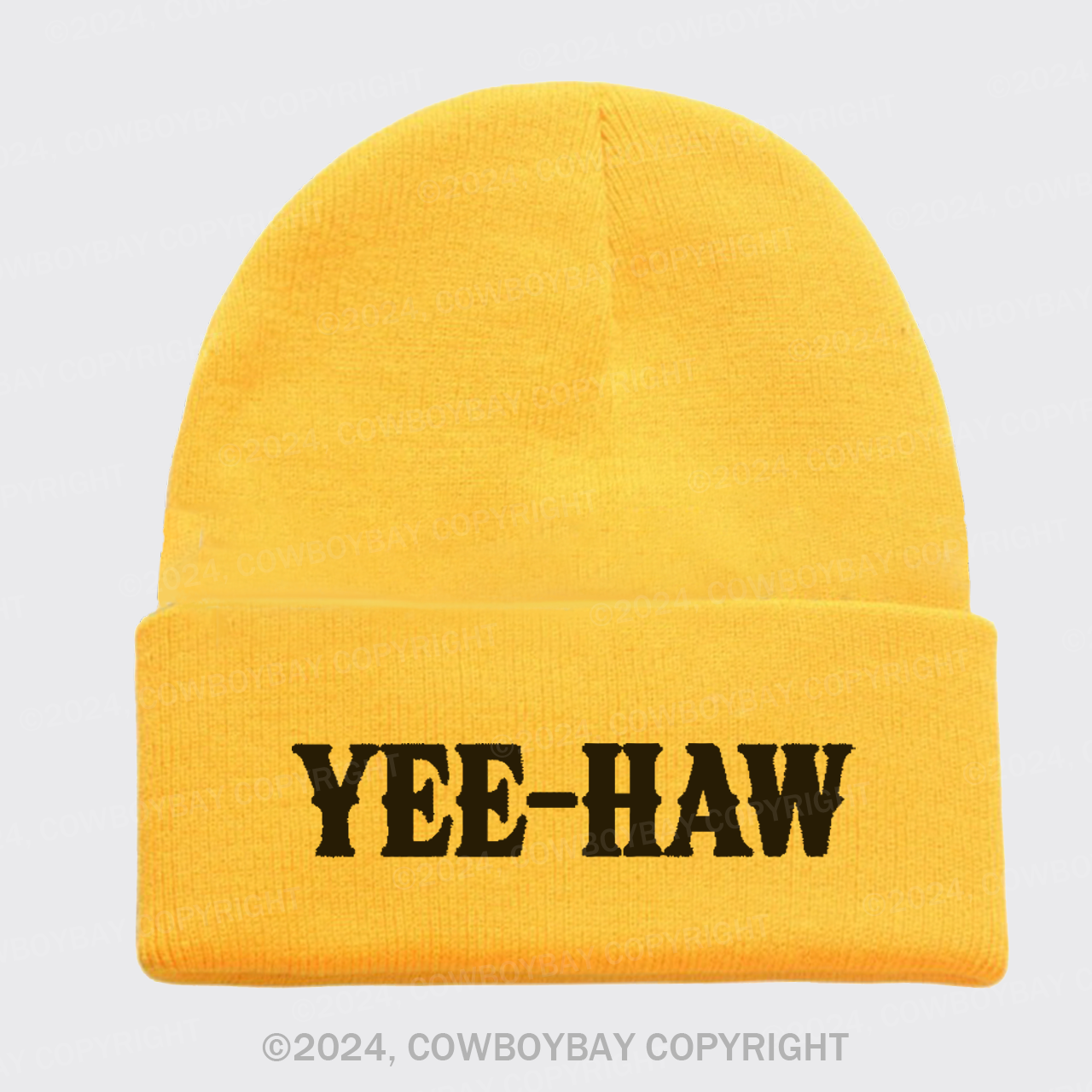 YEE-HAW Embroidered Knitted Beanie
