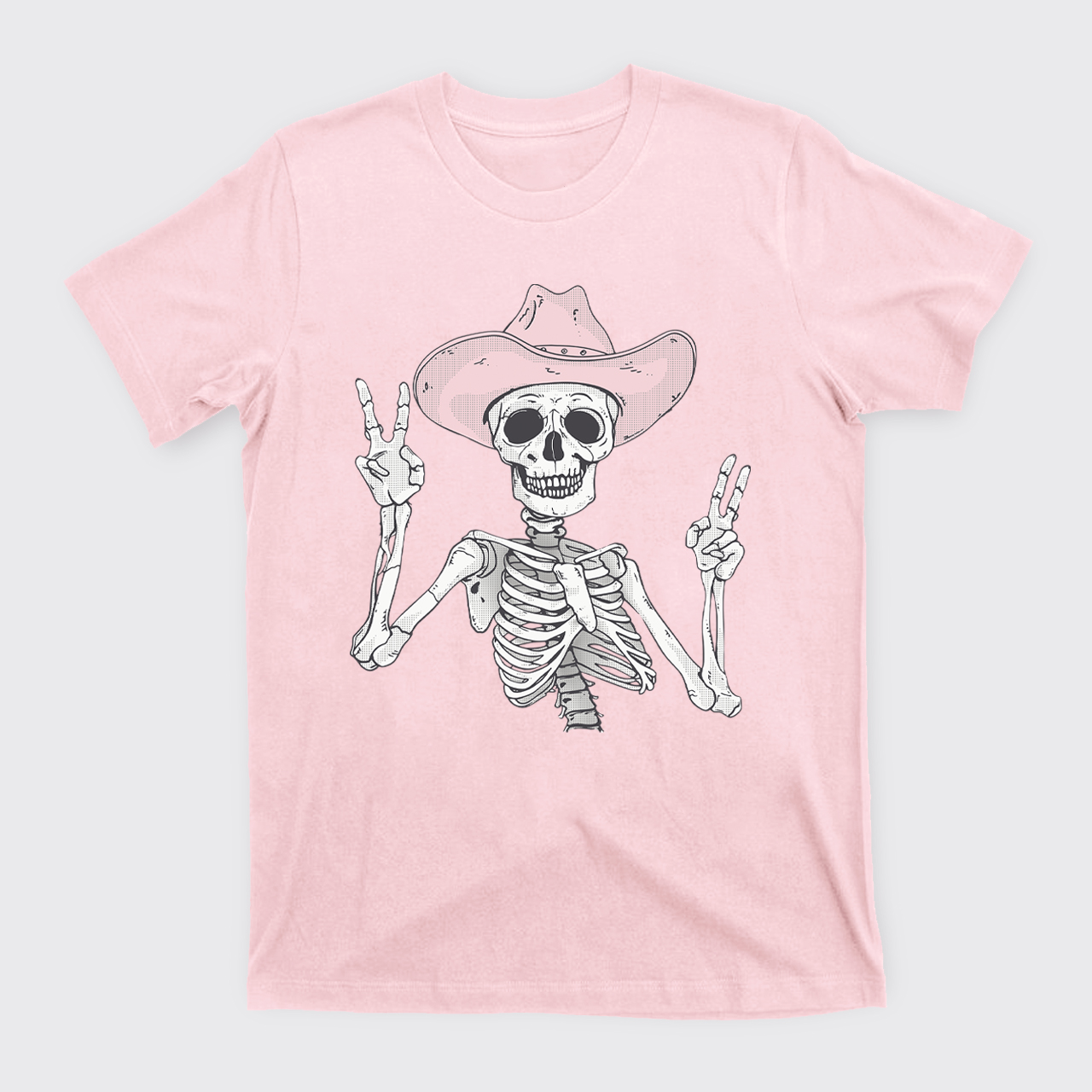 The Pink Skull Is Halloween T-Shirts