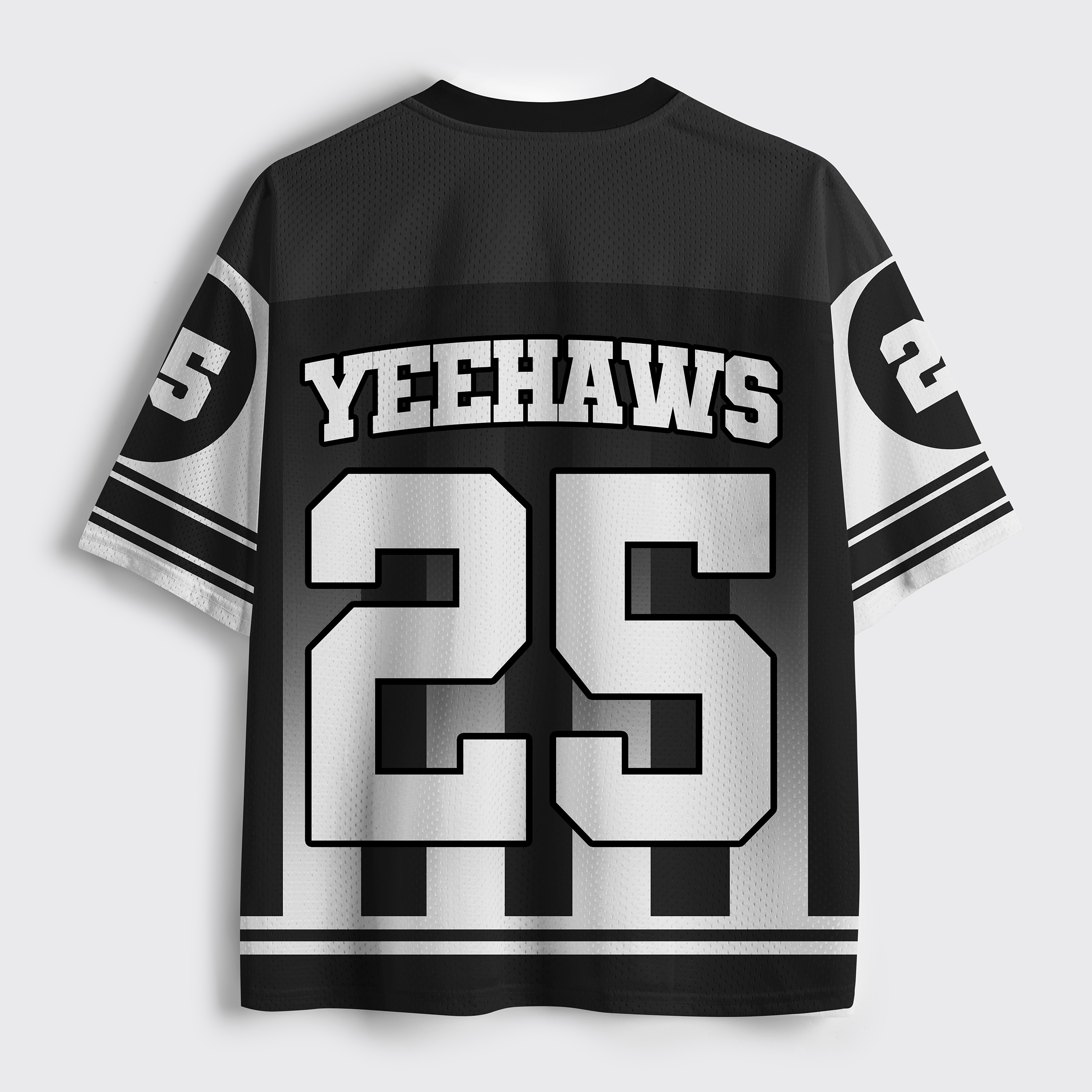 Personalized Yeehaws Star Striped Mesh Jersey