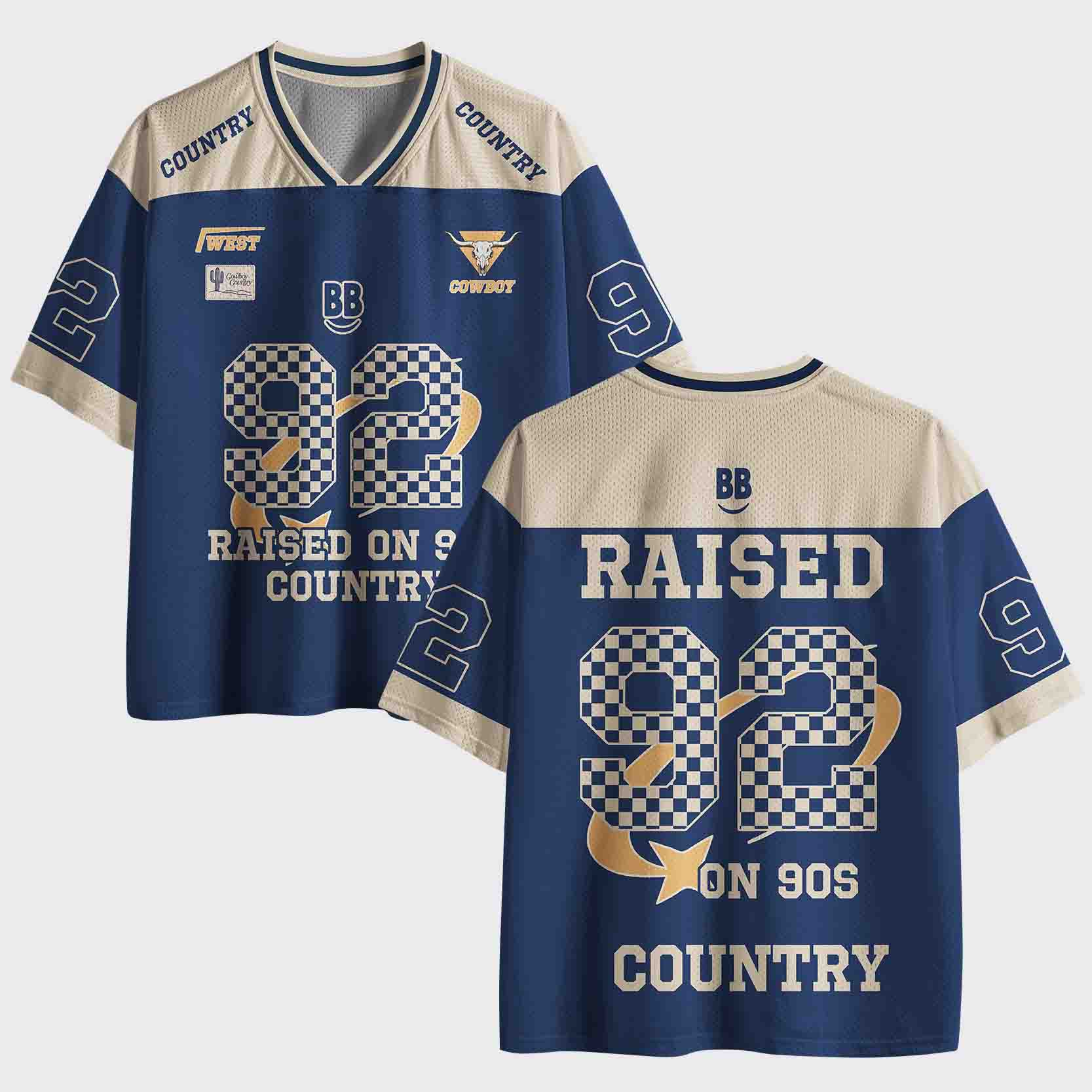 Personalized 90s Country Music Mesh Jersey