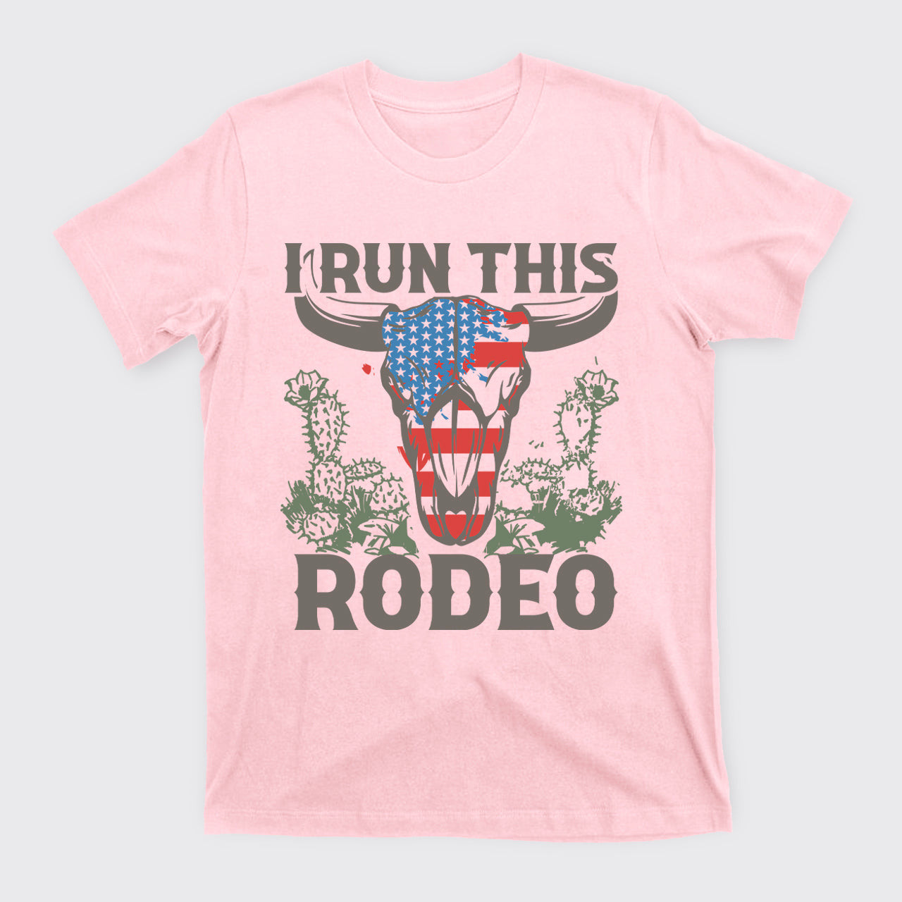 I Run This Rodeo America Cow T-Shirts