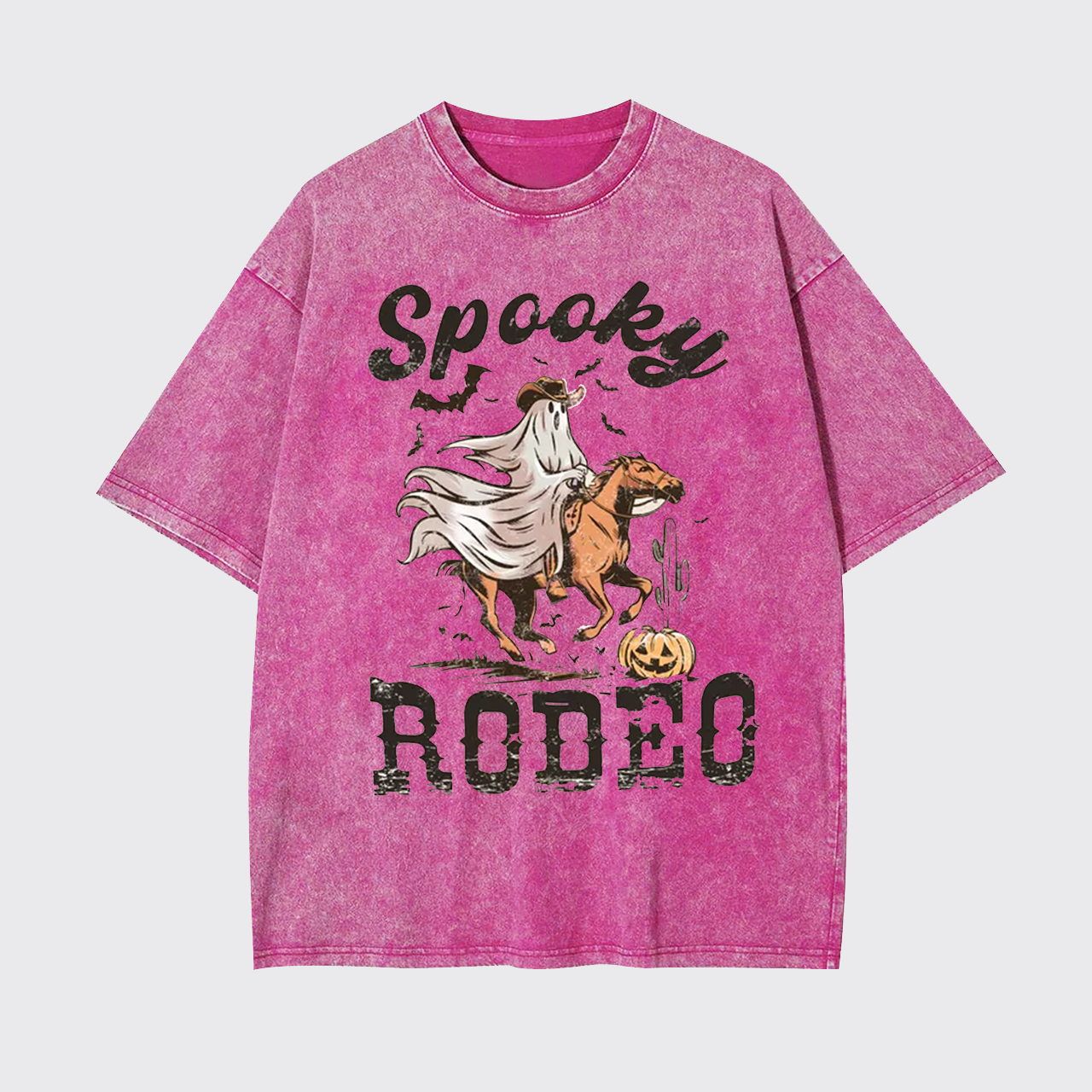 Western Halloween Spooky Rodeo Garment-dye Tees