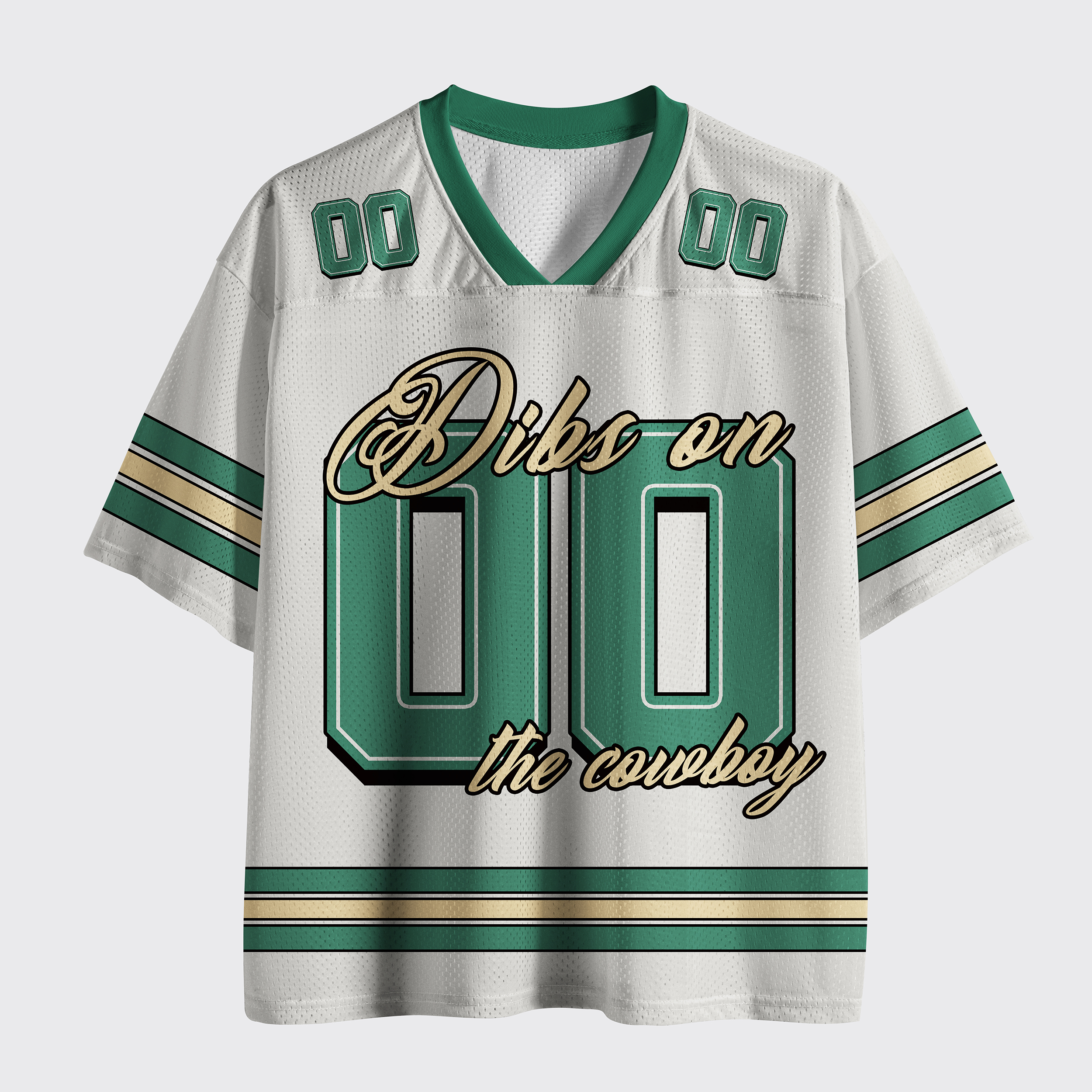 Personalized Dibs On The Cowboy Mesh Jersey