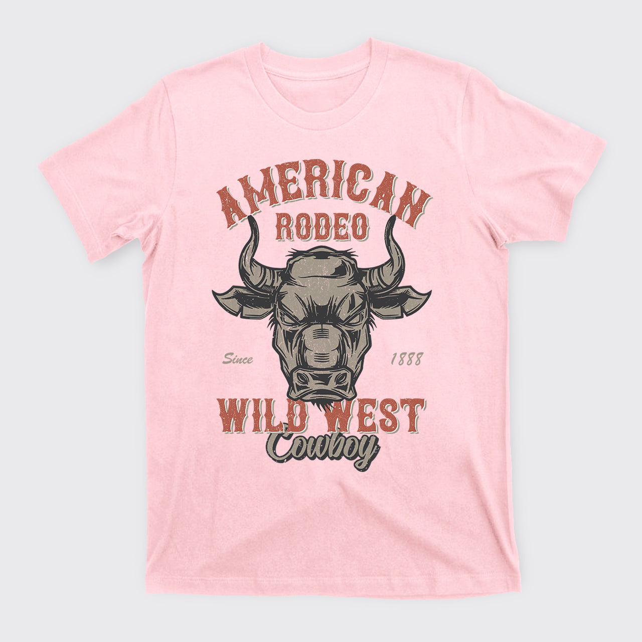 Vintage Rodeo Cowboy Wild West Bull T-Shirts