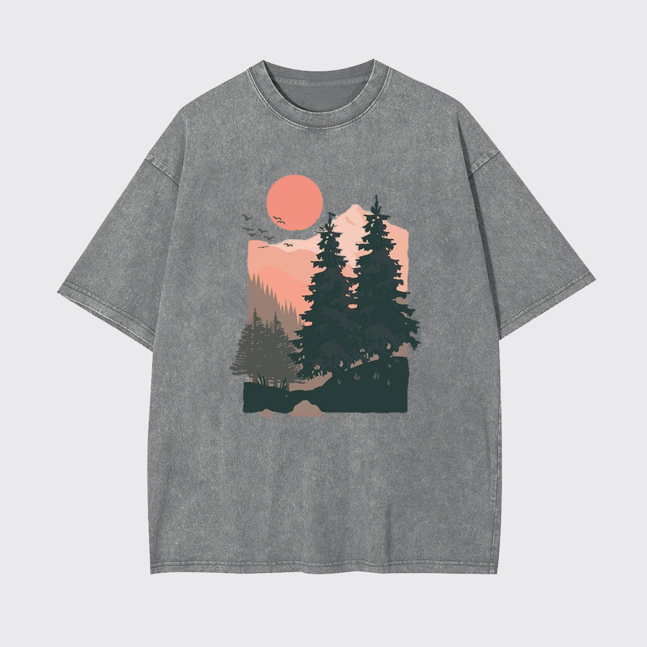 Sunset Pines Garment-dye Tees