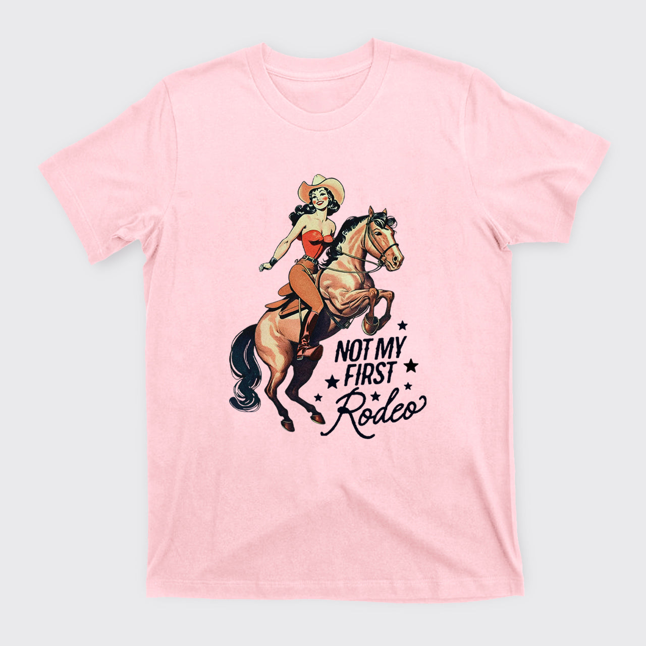 Retro Rodeo Cowgirl T-Shirts
